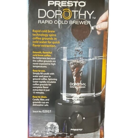 Presto Dorothy Rapid Cold Brew Coffee Maker Easy to Use & Clean - Picture 2 of 7